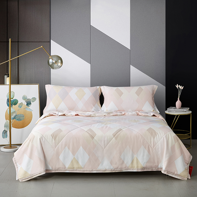 蚕丝超柔被YL813-2透明亲肤空调被双人床