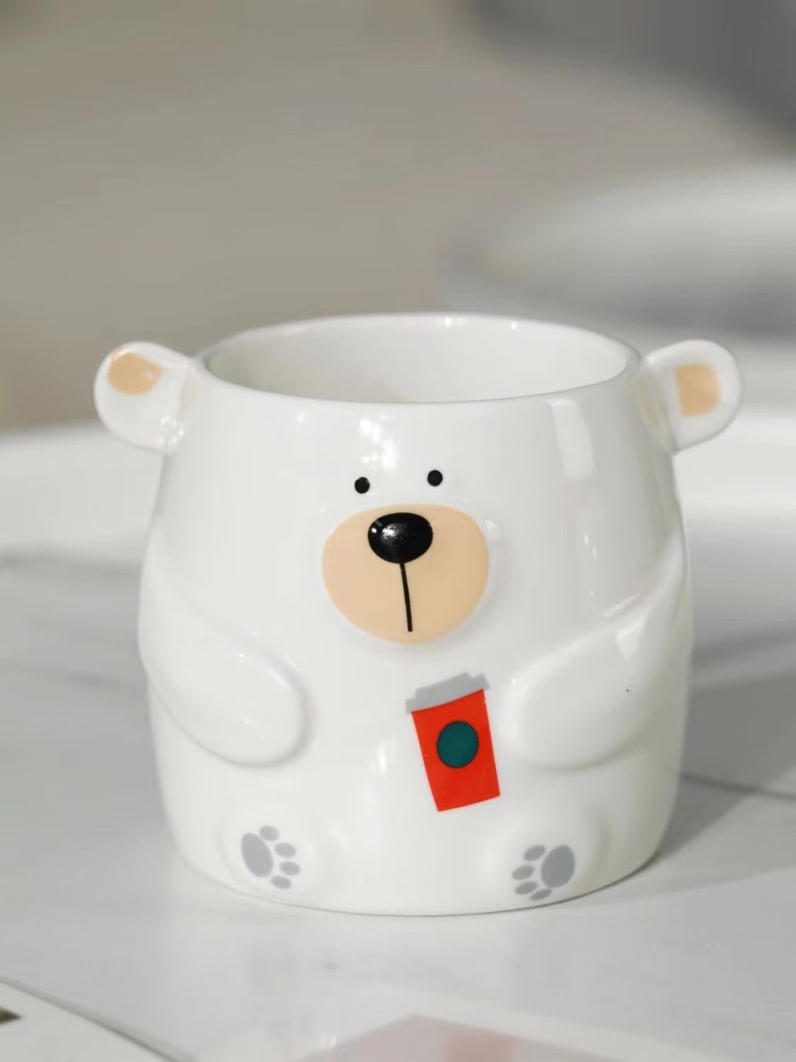Mug Cuddle bear cute coffee mug couples creative ceramic mug