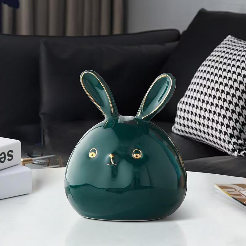 Piggy bank can store can be creative ceramic change jar men and girls cute Internet celebrity decoration