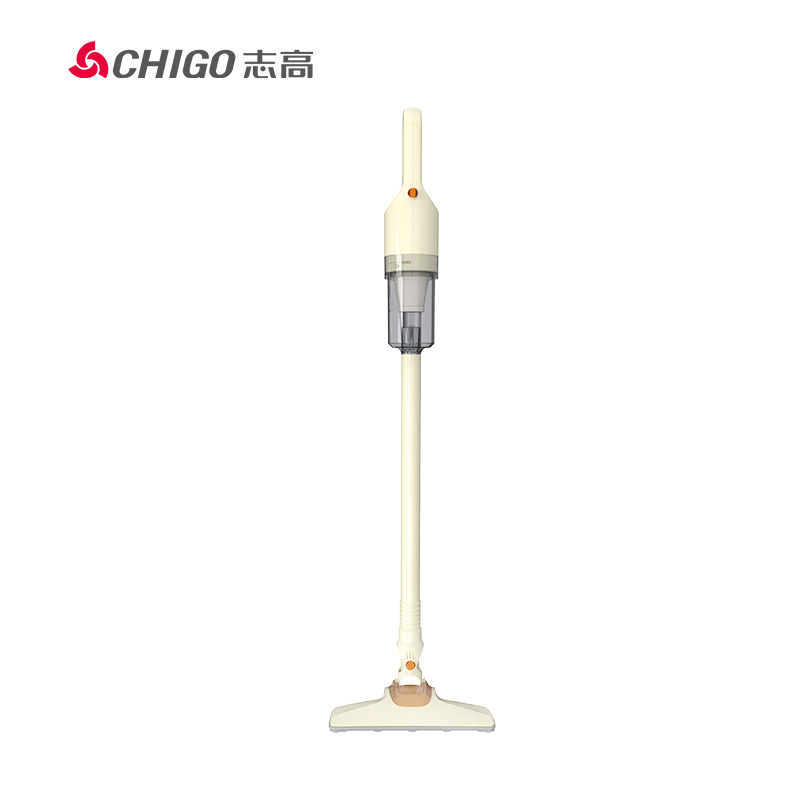 志高家用小型手持吸拖一体机大吸力地毯专用机有线吸尘器（线长5M）（杏色）
