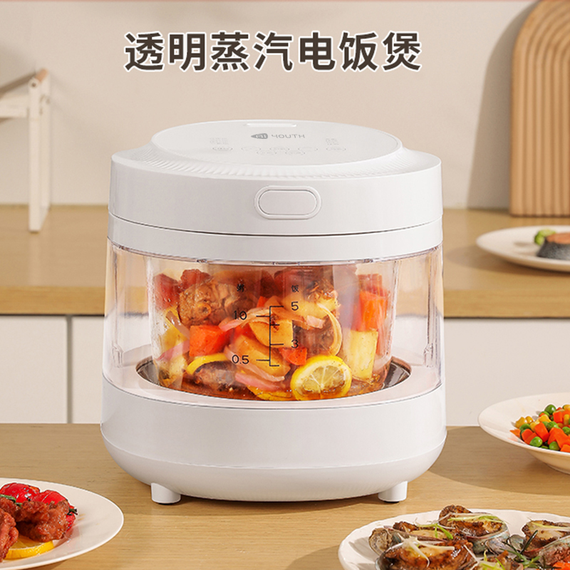 艾青春 3L可视玻璃电饭煲AI-FB558  白色