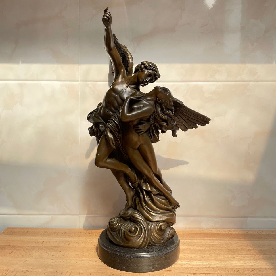 Copper sculpture flying European copper crafts decoration home decoration Creative gifts living room porch study decoration