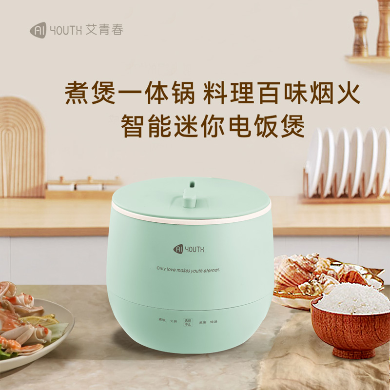 艾青春 迷你电饭锅WT-16E 香草绿