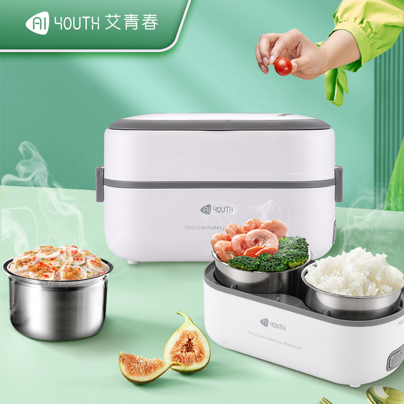 艾青春 电热饭盒AI-DFH01 白色