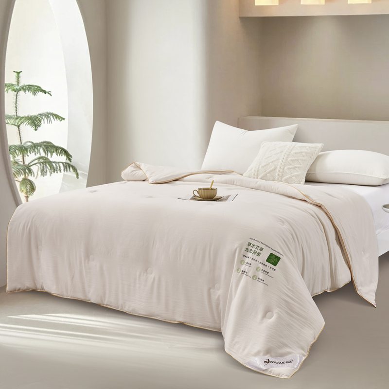 艾草抑菌被YL-826双人床春秋款